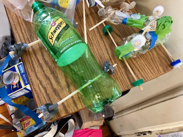 The 4th Grade Recycled Car Project